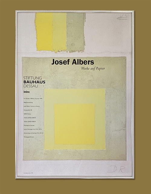 Udstillingsplakat af Josef Albers